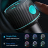 JOYROOM JR-CCN02 70W Dual PD Multi-Color Car Charger with Light Button(Black)