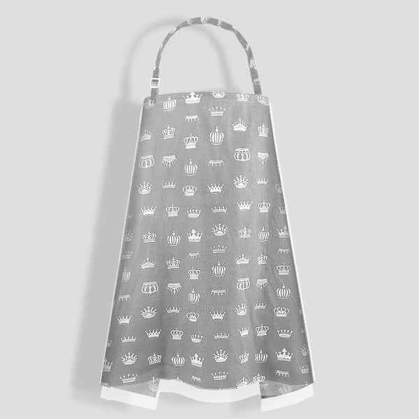 Anti-exposure Nursing Pad Outdoor Fig Leaf Stroller Mosquito Net, Color: Gray Crown