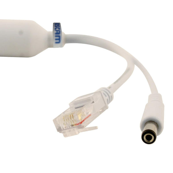 ESCAM 30m PoE Splitter for IP Cameras (White) - 802.3af/at