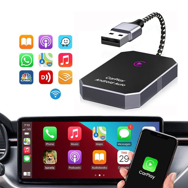 For IOS Car Carplay Box Wired to Wireless Bluetooth Adapter