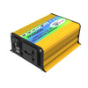 Tang I Generation 12V to 220V 3000W Modified Square Wave Intelligent Car Power Inverter with Dual USB(Yellow)