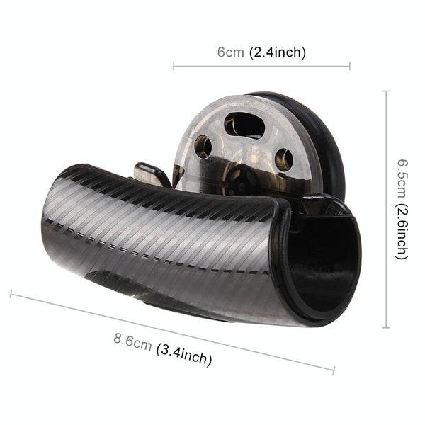 3R-2151 Car Auto Universal Steering Wheel Spinner Knob Auxiliary Booster Aid Control Handle Car Steering Wheel Booster Wheel Strengthener Auto Spinner Knob Ball(Black)