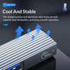 ORICO AH-A13 USB 3.0 x 1 + USB 2.0 x 3 to USB 3.0 HUB Adapter(Space Gray)