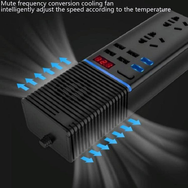 Car Inverter 12v/24v To 220v Household Power Converter Multi-Function Car Socket, Specification:V20-C For Cars