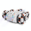 JJR/C JC05 Five Wheel Colorful Light Swing Arm Stunt Drift Car, Specification:Dual Control(Grey)