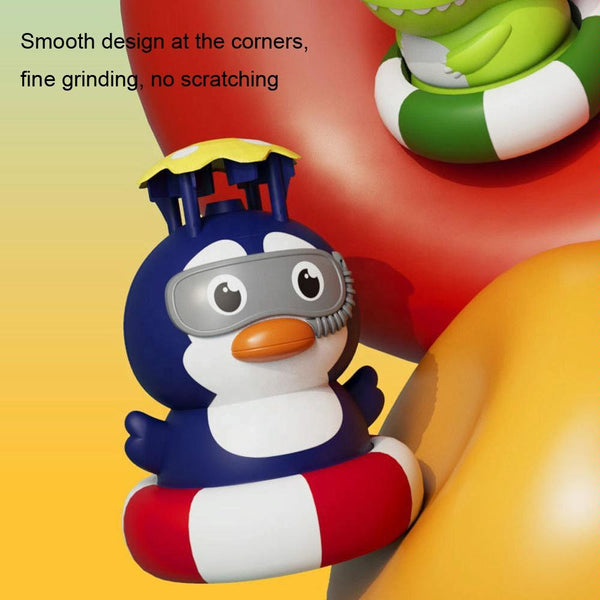 Animal Rotating Sprinkler Flying Children Water Toys, Style: Frog + 1 Joint