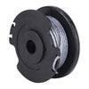 Lawn Mower Single Ply Nylon Mowing Line Hit Grass Rope Replaces BOSCH ART SL Series(Black)