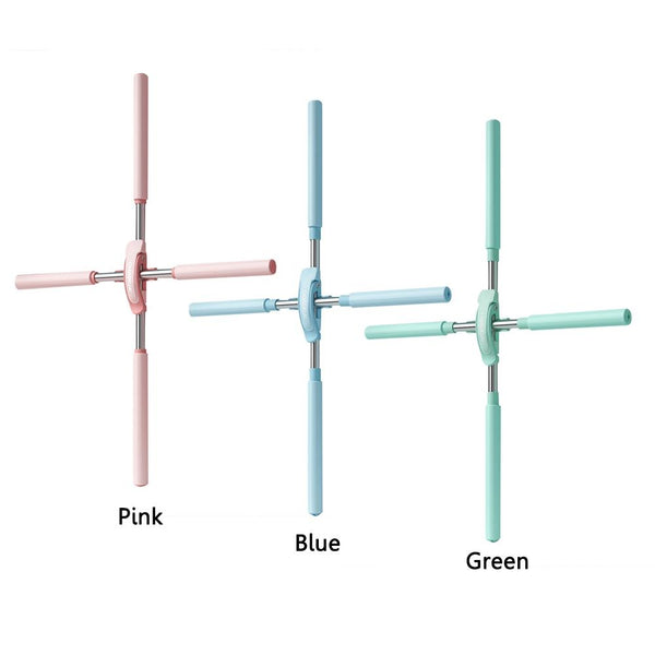 CHANGKUAI Yoga Hunchback Corrector Adjustable Open Shoulder Standing Training Stick(Pink)