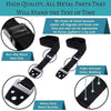 2pcs TV And Furniture Anti Tip Straps Baby Safety Lock Protection 2.5x80cm(Black)