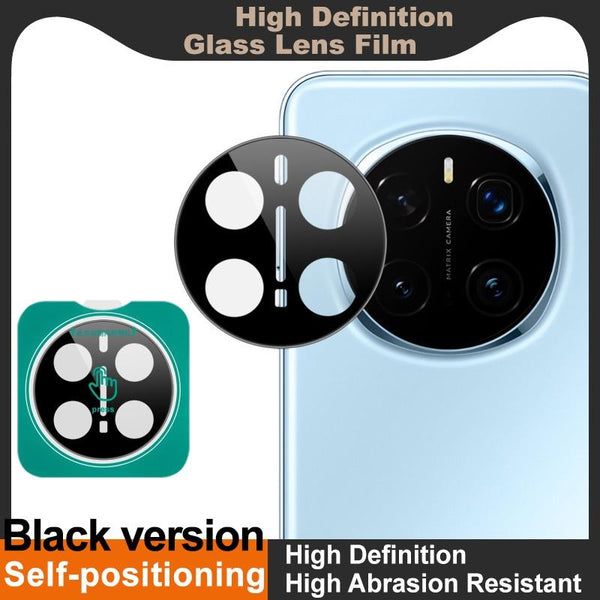 For Honor Magic7 Pro imak Black Version HD Glass Rear Camera Lens Film, Self-positioning Version