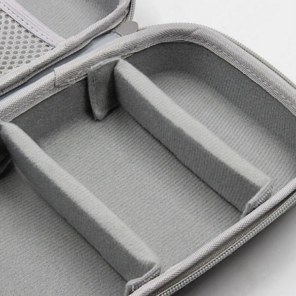Power Adapter Headset Data Cable Portable Storage Bag For Macbook Air/Pro Notebook(Gray)