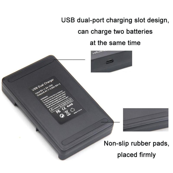 LP-E6 SLR Camera Vertical Dual Battery Charger