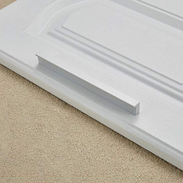 2057-192 Drawer Cabinet Door Handle Straight Door Handle (Silver Matte)