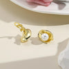 E2208-6 Drag Pearl Baroque Earrings Pearl Ear Clip Women Without Ear Piercing