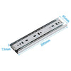 8 inch 20cm Thickened Three Sections Ball Slide Mute Drawer Track Rail