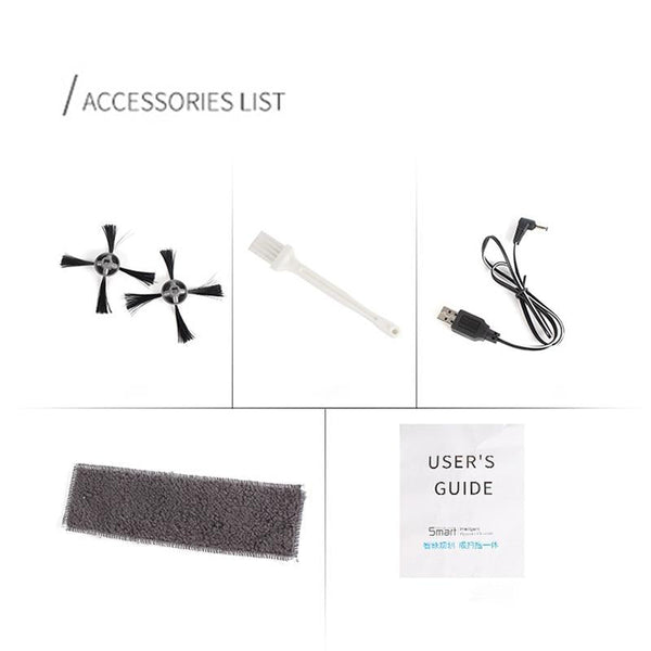 Multifunctional Smart Vacuum Cleaner Robot Toy Sweeper Automatic 3-In-1 Recharge Dry Wet Sweeping Vacuum Cleaner(Black)