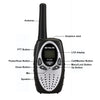 1 Pair RETEVIS RT628 0.5W EU Frequency 446MHz 8CHS Handheld Children Walkie Talkie(White)