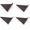 Load Bearing Invisible Triangle Bracket Wall Shelf Bracket With Screws, Specification: 170x130mm Black