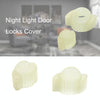 Night Light Door Locks Cover Thickened Anti-Collision Pad Door Lock Protective Cover(Transparent)