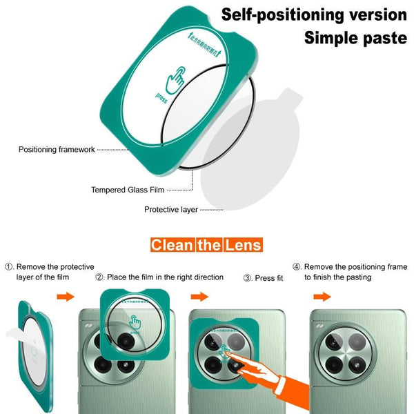 For Huawei Mate 70 RS Ultimate imak HD Glass Rear Camera Lens Film, Self-positioning Version
