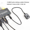 FJGEAR FJ-DK201 60HZ 2 Ports DP + USB To KVM Switcher With Desktop Controller