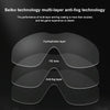 JIEHU JH8208DMJS Large Frame Waterproof and Anti-fog High-definition Eye Protection Swimming Goggles(Transparent White)