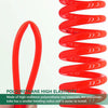 LAIZE Compressor Air Flexible PU Spring Tube with Connector, Specification:12x8mm, 15m