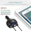 Yopin GC-13 Ordinary Version 5 In 1 Rotatable Dual USB Multifunctional Car Charger
