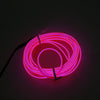 1M Cold Light Flexible LED Strip Light For Car Decoration(Pink Light)
