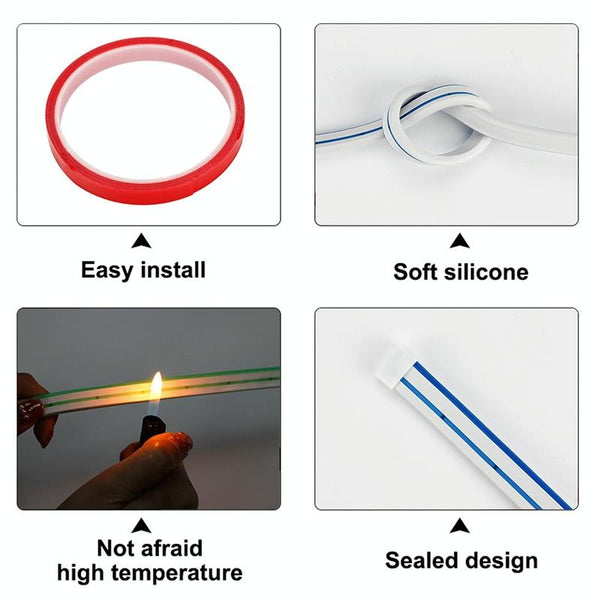 1.2m Car Daytime Running Super Bright Decorative LED Atmosphere Light (Ice Blue Light)