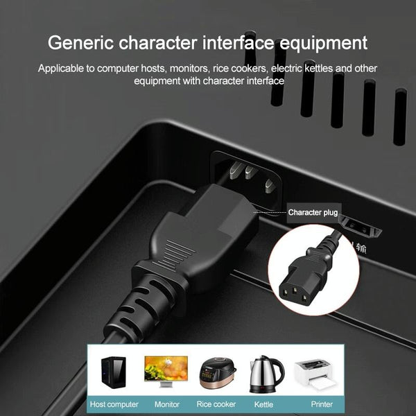 EU Power Cord, Cable Length: 1.2m
