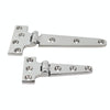 T-Shaped Hinge Thickened Stainless Steel Cabinet Glass Door Hinge, Specification: 151x75x4.5mm
