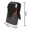 For 6-7 inch Mobile Phones Universal PU Leather + Fabric Stitching Waist Bag(Light Brown)