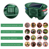RC-544 Outdoor Solar Ultrasonic Infrared Sensor Animal Repeller(Dark Green)