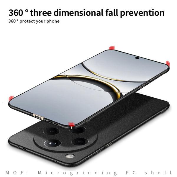 For OPPO Find X8 MOFI Fandun Series Frosted PC Ultra-thin All-inclusive Phone Case(Gray)