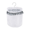 Wall Hanging Storage Bag Drying Underwear Mesh Pocket Cosmetic Storage Hanging Bag, Model: With Lace