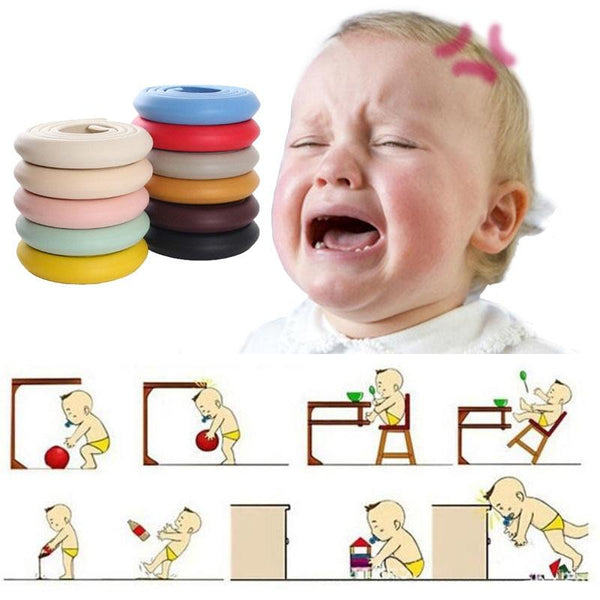 212cm Baby Edge Cushion Foam with Self-adhesive Tape(LightGreen)