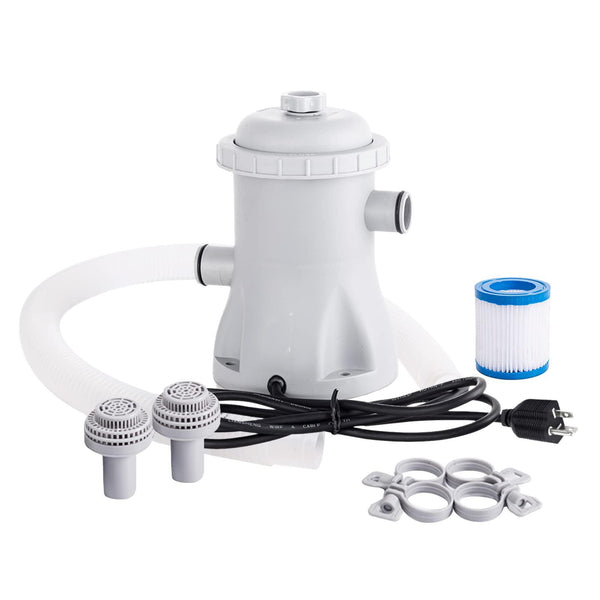 JY-051 110V-240V 330 Gallon Swimming Pool Filter Pump Pool Circulating Cleaner, Spec: UK Plug
