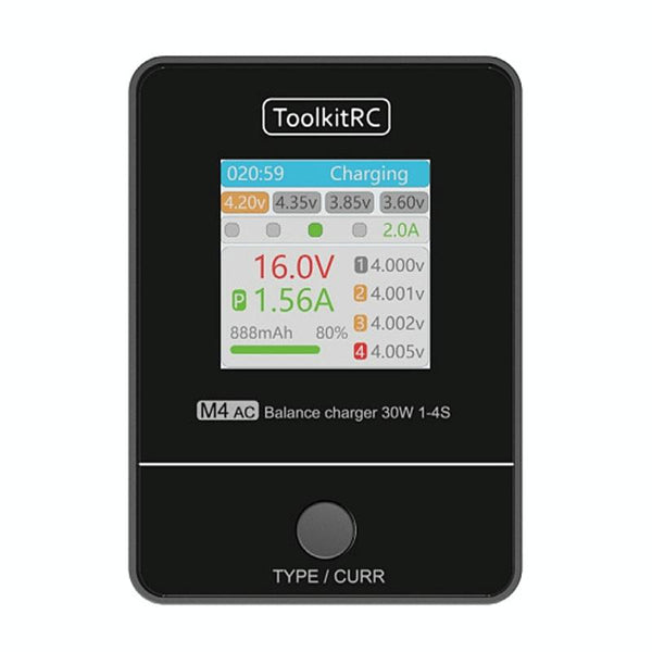 ToolkitRC M4AC Airplane And Car Model Li-Po Battery Balance Charger(US Plug)