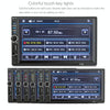 7018B 7.0 inch HD Touch Screen Dual DIN Car Radio Bluetooth Stereo MP3 / MP4 / MP5 Player with Remote Control, with Rearview Camera, 6800 Module, Support  FM / TF Card / USB Flash Disk