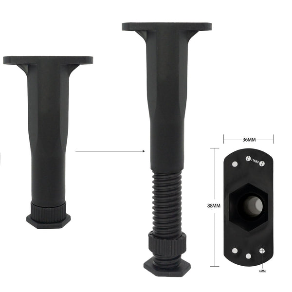 13-22cm Adjustable Underbed Beam Support Holder Retractable Furniture Booster Bracket