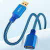 Printer / Hard Disk USB 3.0 Male to Female Extension Cable, Length:0.6m(Blue)