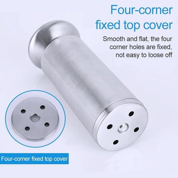 Stainless Steel Wire Drawing Thickened Column Sofa Furniture Cabinet Foot, Height: 300mm