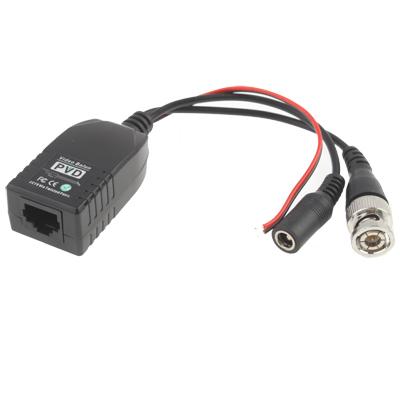 Passive Video Balun Transmitter over Cat5/RJ45 - Power/Data