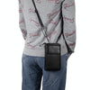 Elephant Pattern Multifunctional Cross Bag Phone Case(Black)