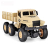 JJR/C 1:18 2.4Ghz 4 Channel Remote Control Dongfeng 7 Six-wheeled Armor Truck Vehicle Toy(Yellow)