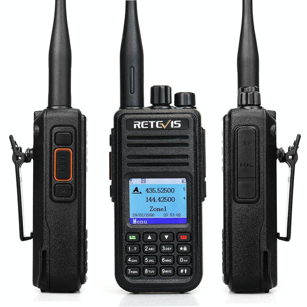 RETEVIS RT3S 136-174MHz + 400-480MHz 3000CH Handheld DMR Digital Two Way Radio Walkie Talkie