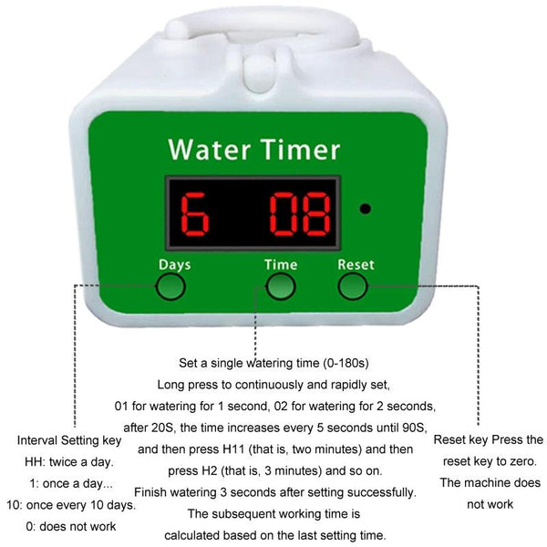 Household Intelligent Drip Irrigation Automatic Watering Timing Machine, Specification: Water 8 Potted Plants
