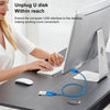 Printer / Hard Disk USB 3.0 Male to Female Extension Cable, Length:1m(Blue)