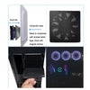 10pcs 14cm Punching Magnetic Suction PVC Cooling Fan Dust Net Desktop Computer Industrial Fan Filter Cover